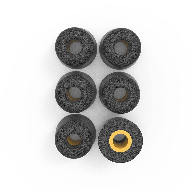 Flare Audio - Memory Foam Earbud Tips, Universal Replacement Foam Tips for Ear Plugs, Compatible with Flares Jet earphones and earHD, Medium, 3 Pairs - Image 2